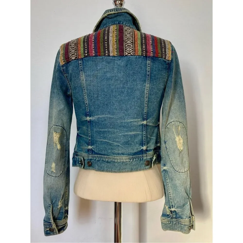 NEW Free People Women’s 0 Baja Denim Jacket - Picture 13 of 16